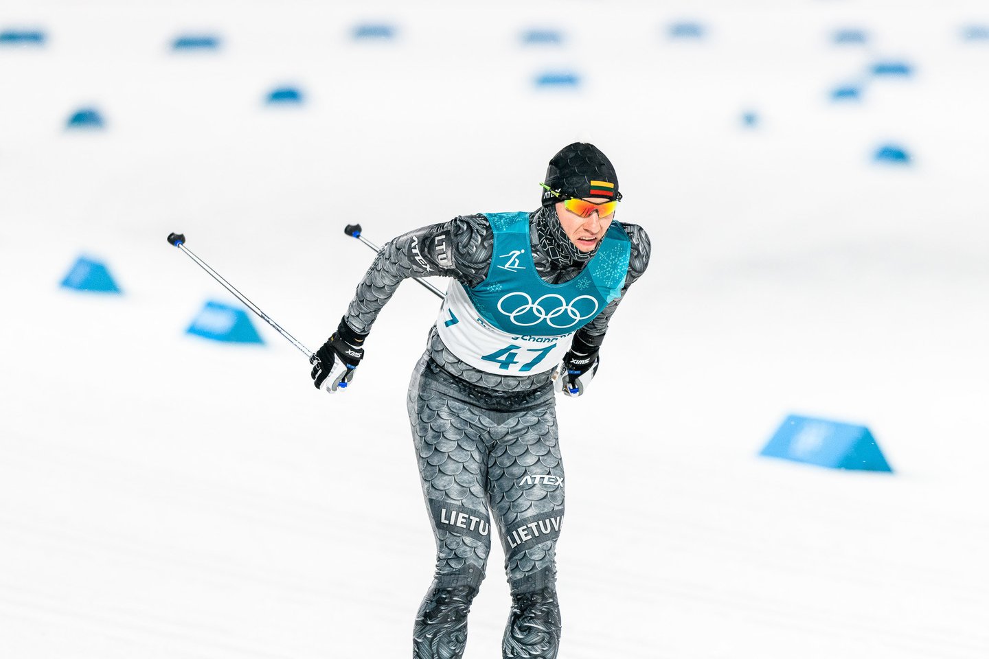 Modestas Vaičiulis dalyvavo 2018 m. Pjongčango olimpiadoje.<br>V.Dranginio nuotr.