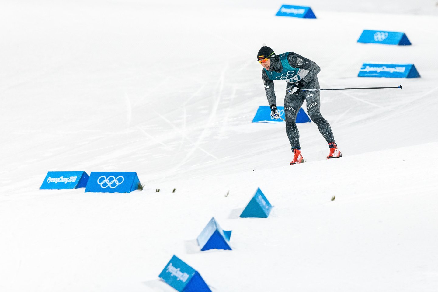 Modestas Vaičiulis dalyvavo 2018 m. Pjongčango olimpiadoje.<br>V.Dranginio nuotr.