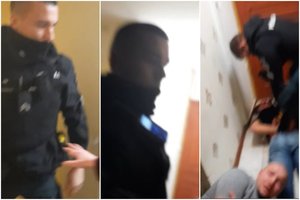 Vienam žinomiausių Vilniaus policininkų, panaudojusiam fizinę jėgą, „už taktines klaidas“ skirta nuobauda