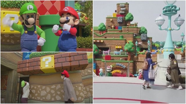 Pasidairykite po Japonijoje atsivėrusį „Super Mario“ parką: kainavo 550 mln. dolerių