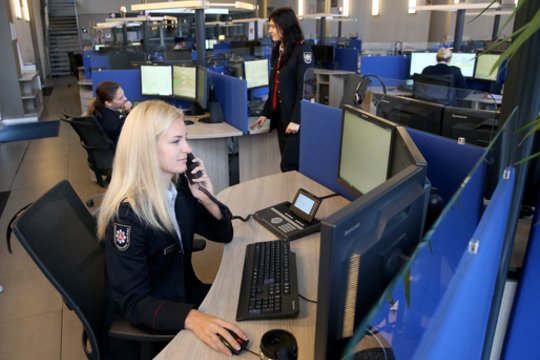 Bendrojo pagalbos centro operatoriams talkina šiuolaikinės vietos nustatymo technologijos