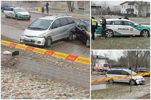Iš kiemo nuo kalniuko Vilniuje nuriedėjęs automobilis ant šaligatvio užmušė moterį