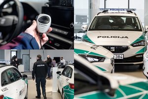 Lietuvos policijos automobilių parką papildė net 103 nauji automobiliai: kuo pasižymi