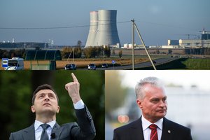 G. Nausėda po susitikimo su V. Zelenskiu: sutarta koordinuoti veiksmus, siekiant užkardyti elektros iš Astravo patekimą į regioną