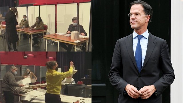 Nyderlandų premjeru išrinktas M. Rutte: ketvirtąją kadenciją žada išnaudoti atstatinėjant šalį po pandemijos