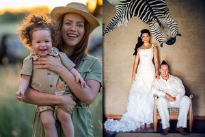 Andrius Pauliukevičius ir Ilka Adams dukrelę išsivežė į Namibiją