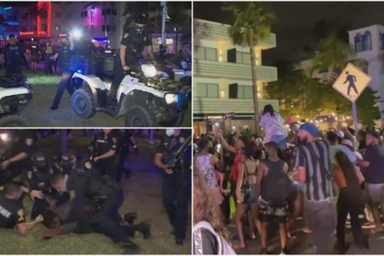 JAV policija susirėmė su vakarėlių ištroškusiu jaunimu: nepakluso komendanto valandai