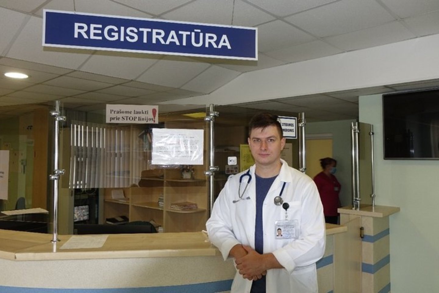  Respublikinės Panevėžio ligoninės Priėmimo ir skubios pagalbos skyriaus laikinasis vadovas Martynas Banys.<br> R.Ančerevičiaus nuotr.