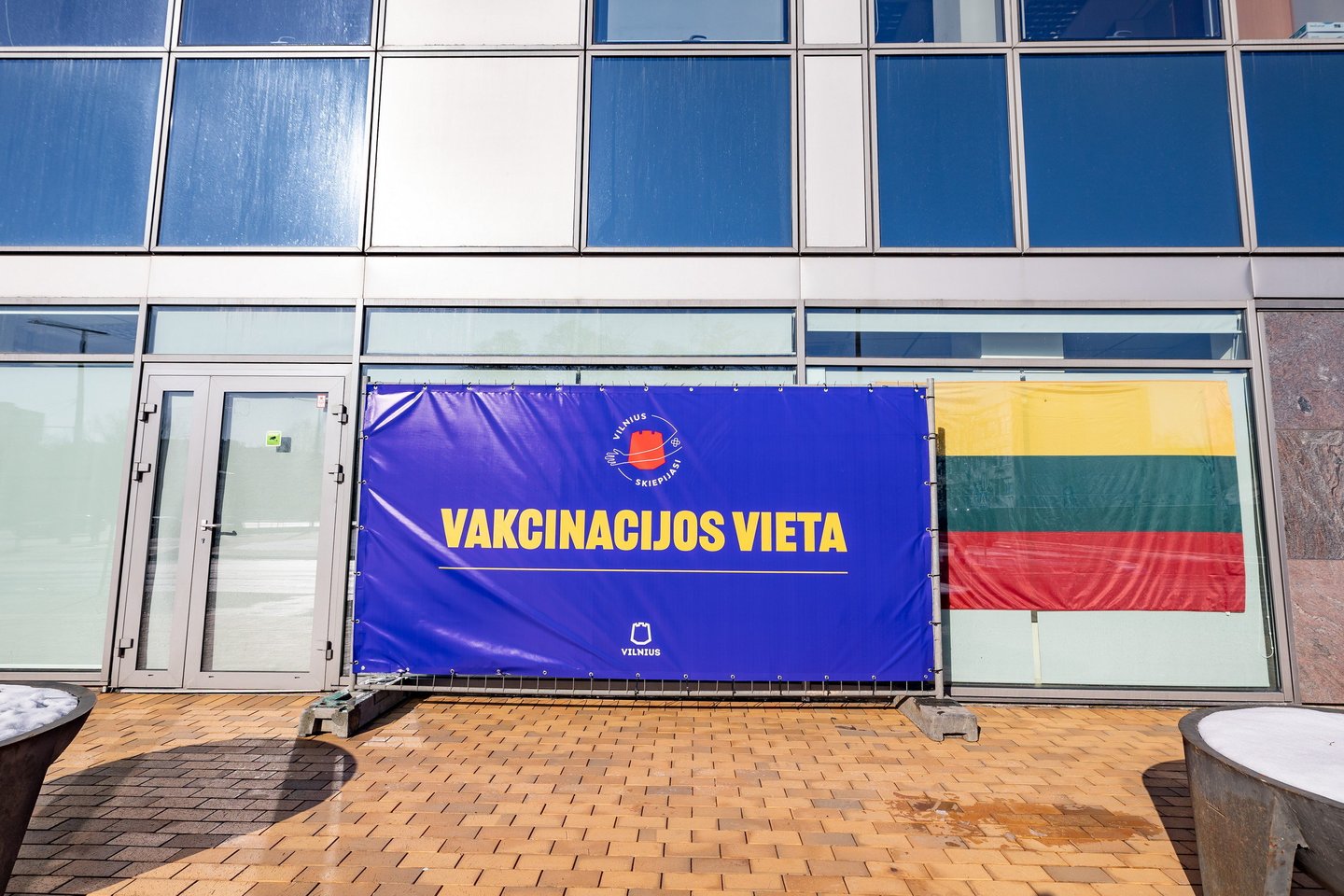 Vilniuje atidaromas dar vienas vakcinacijos centras skiepijimui nuo COVID-19.<br>S.Žiūros nuotr.