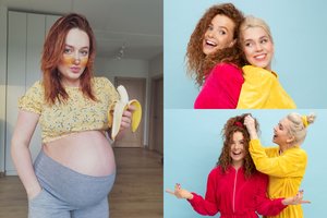 Aktorė Marija Chlebopaševaitė-Vaidilė ėmėsi kūrybos: įkvėpė nėštumas