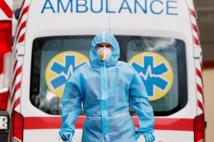 Ukrainoje – nauji COVID-19 sergamumo ir mirštamumo rekordai