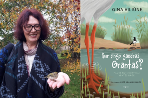 G. Viliūnės knygos apie paukščiu herojumi tapo pajūrio gyventojams pažįstamas gandras Juozas