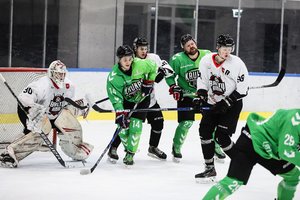 Lietuvos čempionų titulą pirmąkart iškovojo „Kaunas Hockey“ ledo ritulininkai
