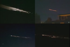 JAV dangų nušvietė neįprasti objektai