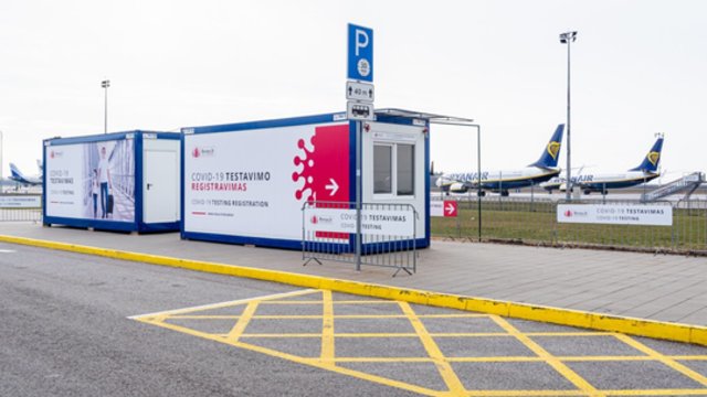 Kauno oro uoste pradės veikti COVID-19 testavimo punktas
