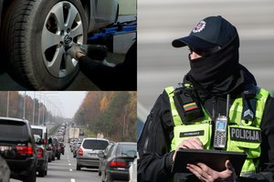 Dalis vairuotojų padangas galės pasikeisti tik gerokai vėliau: policija įspėja net nerizikuoti
