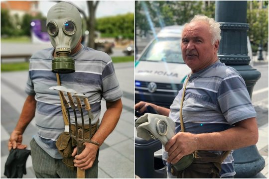 Lukiškių pliaže fekalijas išpylęs protestuotojas vėl pateko į policijos akiratį: Šiaulių konservatoriams žadėjo žiaurią akciją