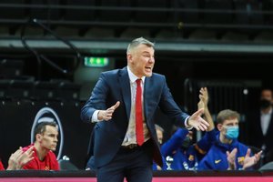 Reto grožio dvikovą pralaimėjęs Š. Jasikevičius: vienas dalykas yra kalbėti, kitas – daryti