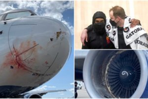 Akimirka iki nelaimės: užsidegė NBA lyderių lėktuvo variklis, leidosi avariniu būdu