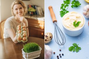 V. Kurpienė pasakė, kiek kiaušinių galima suvalgyti per savaitę ir pamokė, kaip pasigaminti sveikesnį majonezą