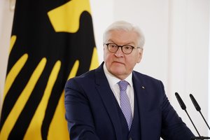 Vokietijos prezidentas F.-W. Steinmeieris paskiepytas „AstraZeneca“ vakcina