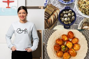 Menininkė Agnė Kišonaitė papasakojo apie savo Velykas ir kaip margina margučius