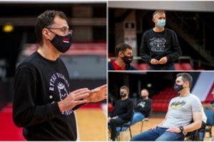 Andrius Tapinas dalijo patarimus Vilniaus „Ryto“ komandai