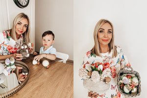 Porcelianinėmis gėlėmis margučius išdekoravusi G. Žemaitė papasakojo, ką patieks ant Velykų stalo