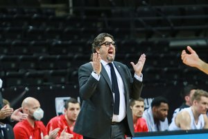 Vokietijos krepšinio istoriją rašantis A. Trinchieri: išgersiu olimpinį baseiną vyno