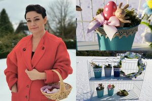 R. Lukoševičiūtė kuria Velykų dekoracijas: pati kiaušinių nemargina, tačiau jais aprūpina kitus