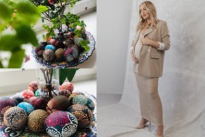 Antrą Velykų dieną jubiliejų švęsianti E. Bruzgulienė-Atlanta parodė įspūdingus margučius