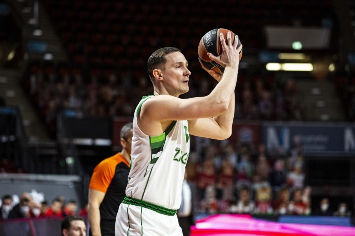 „Žalgiris“ pralaimėjo Miunchene 70:71.<br>zalgiris.lt nuotr.
