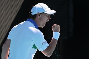 R. Berankis po beveik 3 valandas trukusios kovos palaužė Prancūzijos tenisininką