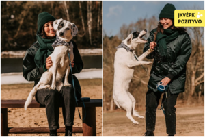 Mažas baltas kamuoliukas pats išsirinko šeimą: stebina apsikabinimais ir negirdėta veisle