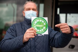 Socialiai atsakingam verslui Kaune – specialus ženklas: „Viruso nerasta“