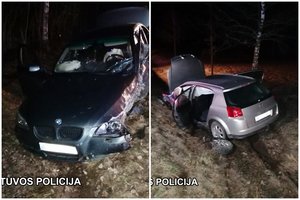 Ukmergės r. girtas BMW vairuotojas sukėlė avariją, per kurią nukentėjo moteris