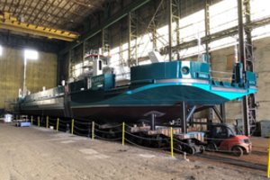 Baigiamas statyti naujasis Smiltynės perkėlos keltas – praneša, kada plukdys pirmuosius keleivius