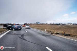 Praėjusios paros avarijose sužeisti 8 žmonės