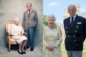 Mirė karalienės Elizabeth II vyras Philipas 