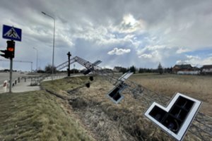 Šviesoforui remontuoti prireiks mėnesio: konstrukcijų taip paprastai neįsigysi