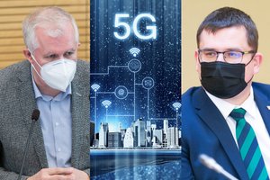 L. Kasčiūnas ir A. Anušauskas: nepatikima 5G įranga turės būti pakeista iki 2025 gruodžio 31-osios