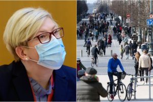 Po kritikos dėl komunikacijos I. Šimonytė apie karantino pokyčius nebekalba: „Yra planų, rytoj ir pristatysime“