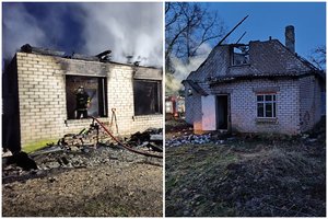 Tragedija Anykščių rajone: per gaisrą žuvo trys vaikai ir mergina