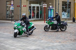 Klaipėdos apskrities kelių policija jau pradėjo patruliuoti ir tarnybiniais motociklais