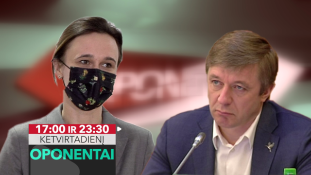 Karšta diskusija laidoje „Oponentai": Viktorija Čmilytė-Nielsen prieš Ramūną Karbauskį