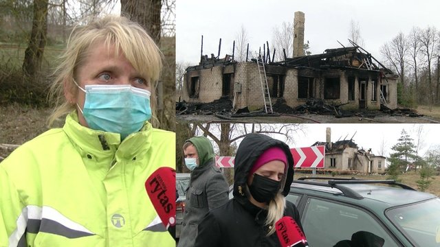 Paaiškėjo daugiau detalių apie pragarišką gaisrą daugiavaikės šeimos name