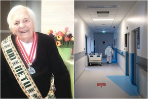 Senjorė iš Skuodo nustebino net visko mačiusius gydytojus: įveikė koronavirusą ir sulaukė 100 metų