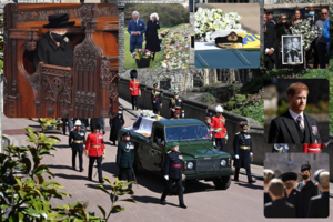 Princas Philipas jautria ceremonija išlydėtas Anapilin: širdį spaudė vienos sėdinčios karalienės Elizabeth II žvilgsnis