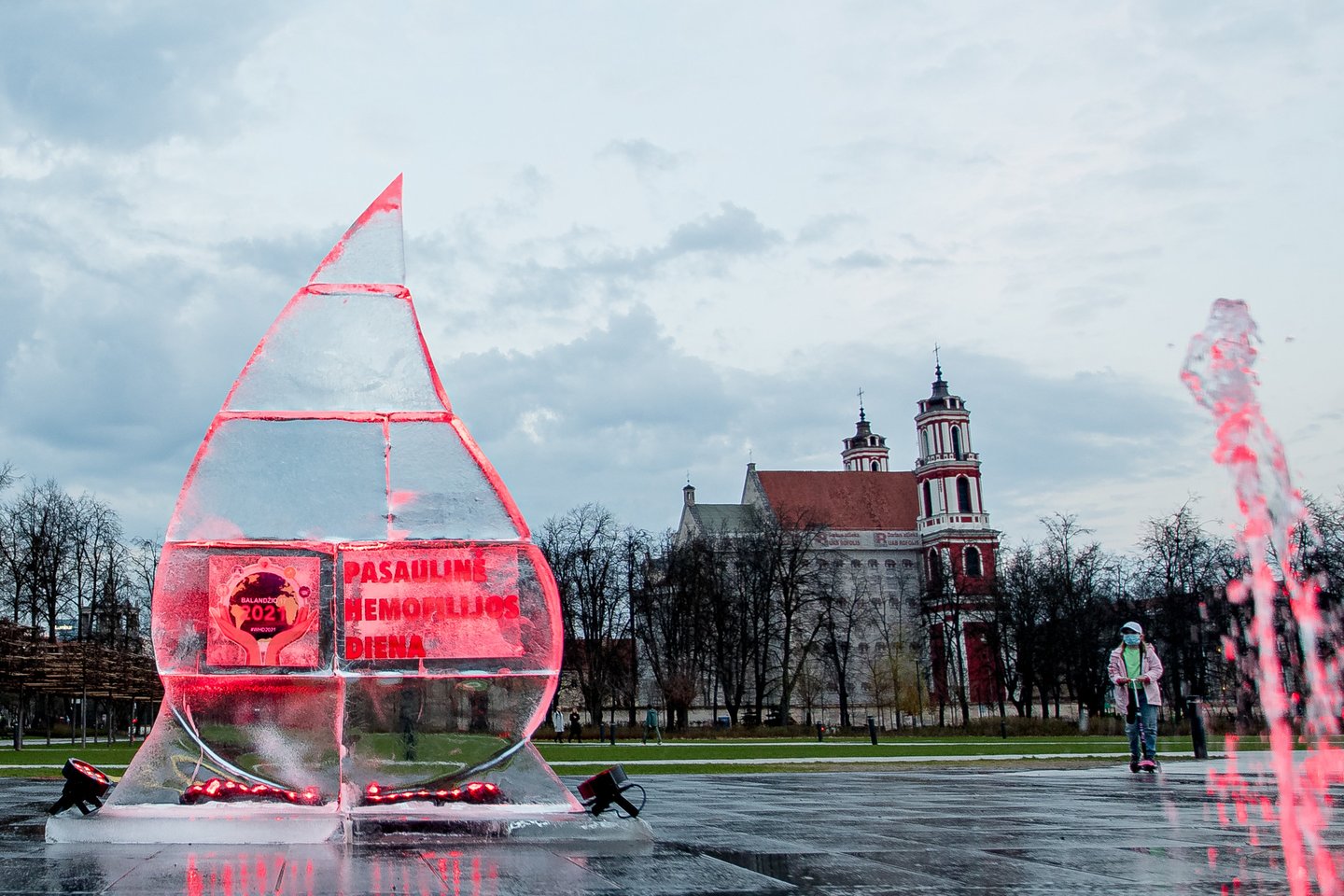  Vilniuje paminėta hemofilijos diena.<br> Organizatorių nuotr.