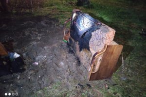 Per gaisrą Lazdijų rajone žuvo vyras